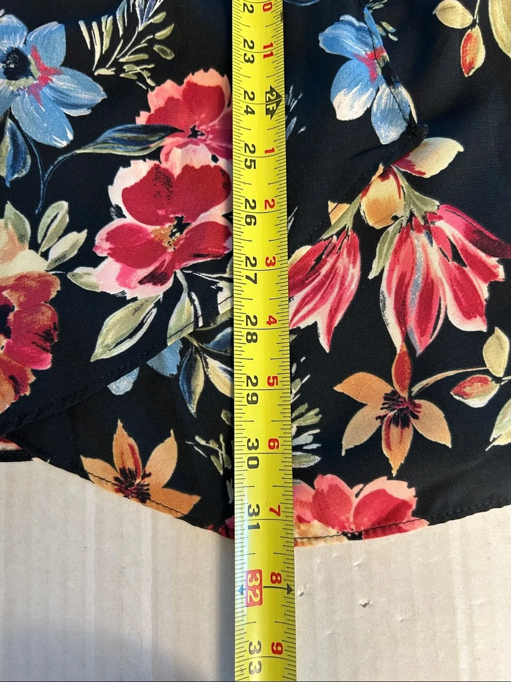 NWT Bershka Tropical Floral Faux Wrap Mini Dress Size Small